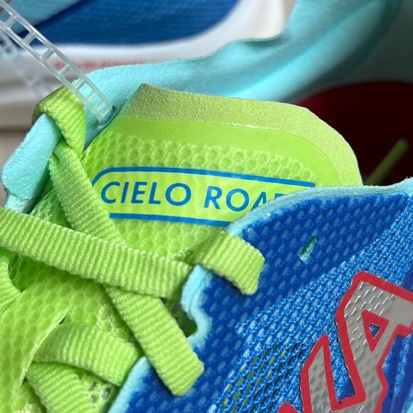 NEW Hoka One One Cielo Road Running Shoes Mesh Sneakers Virtual Blue Cloudless - Picture 5 of 8